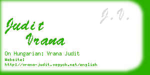 judit vrana business card